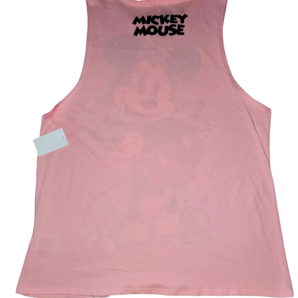 Disney NWT "Mickey and Friends" Sleeveless Tank - Pink 604 - Picture 2 of 3